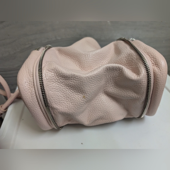 Kara Pebbled Leather Pink two-way wear crossbody bag - Picture 16 of 16